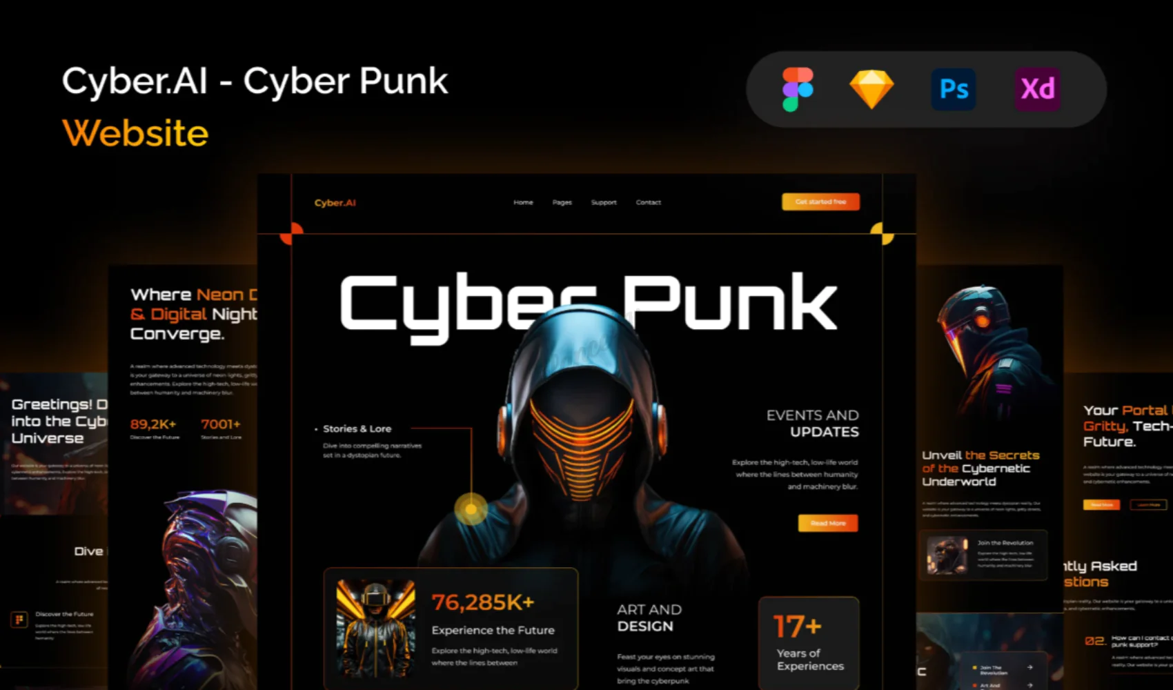 Cyber.AI - Cyber Punk Website