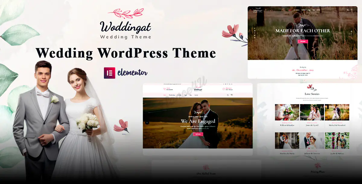 Woddingat - Wedding WordPress Theme