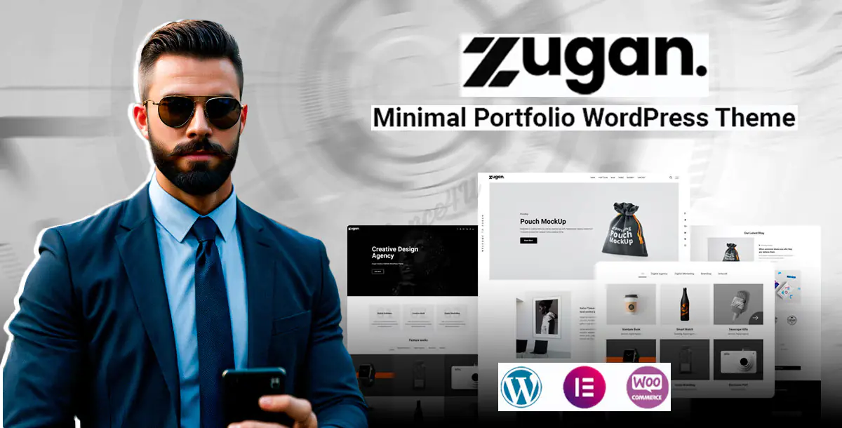 Zugan - Minimal Portfolio WordPress Theme