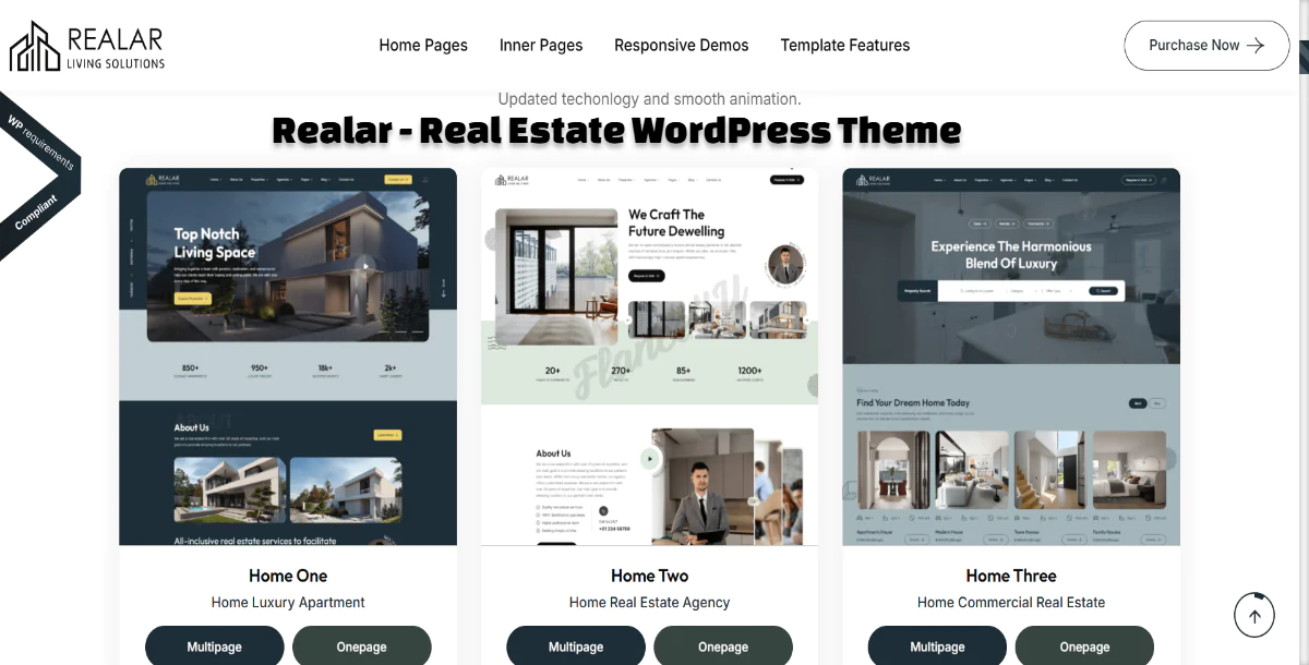 Realar - Real Estate WordPress Theme