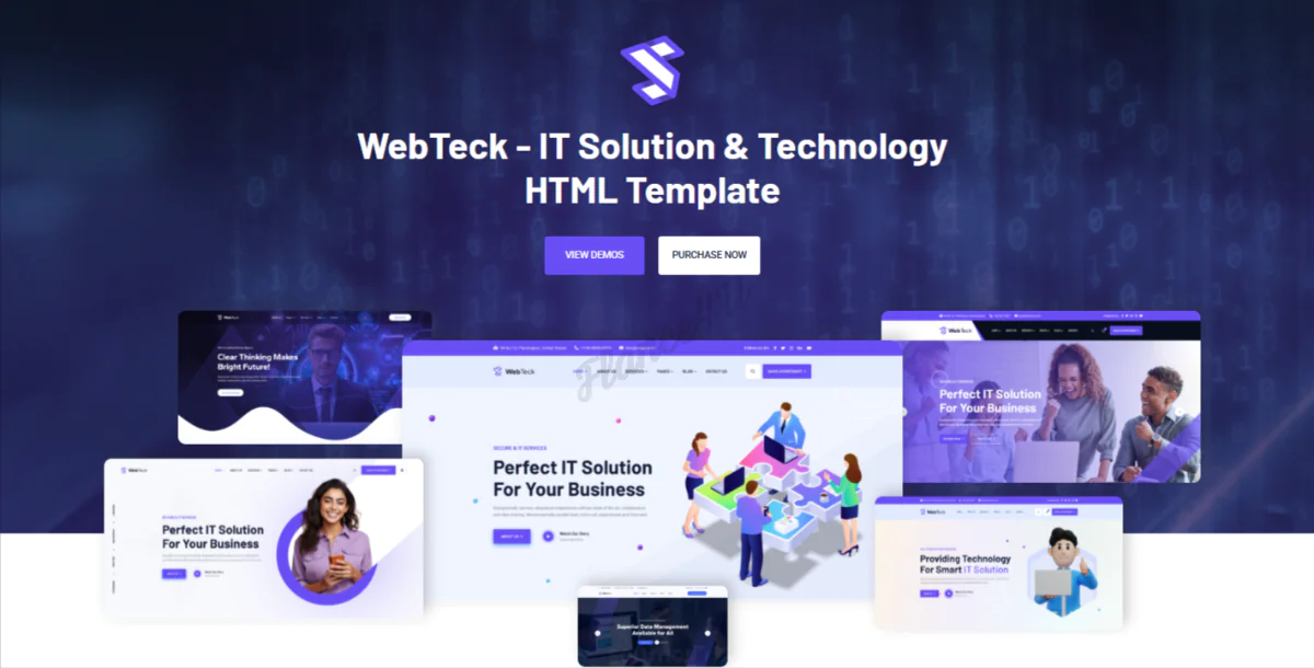 Webteck - IT Solution and Technology HTML Template