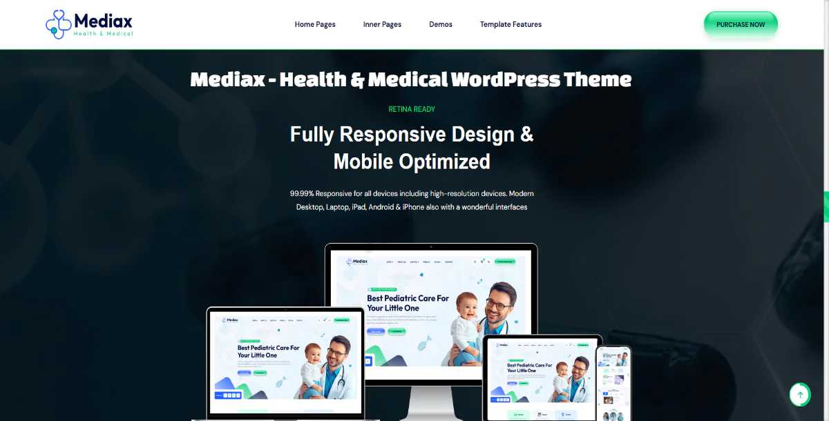 Mediax - Health & Medical WordPress Theme