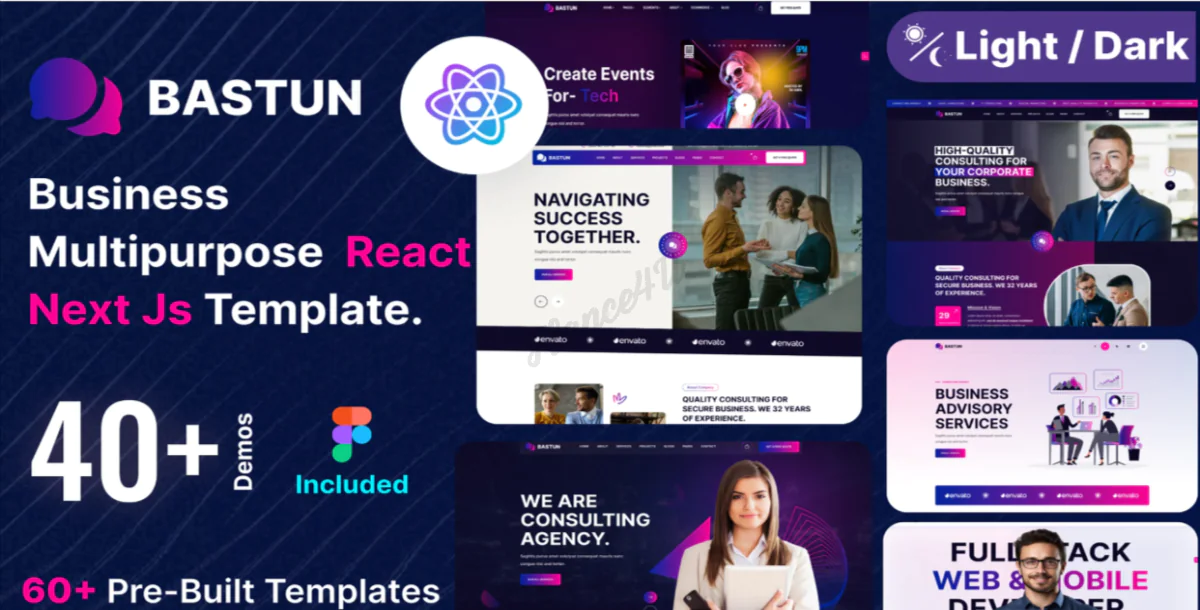 React JS Multipurpose React Bootstrap 5 Template