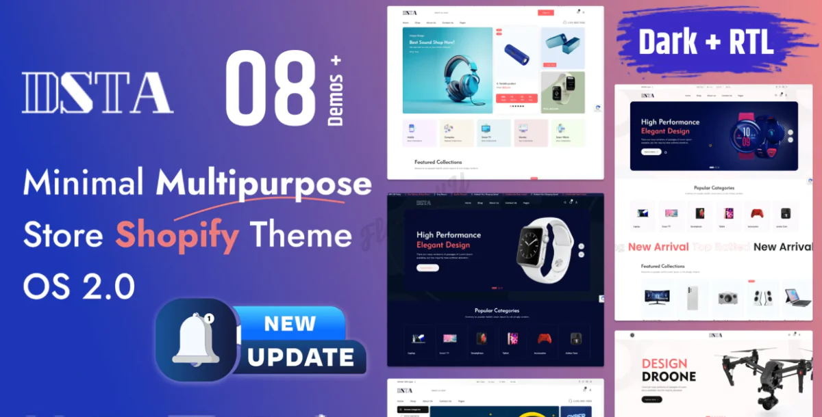 Dsta- Minimal eCommerce Store Shopify Theme 2.0