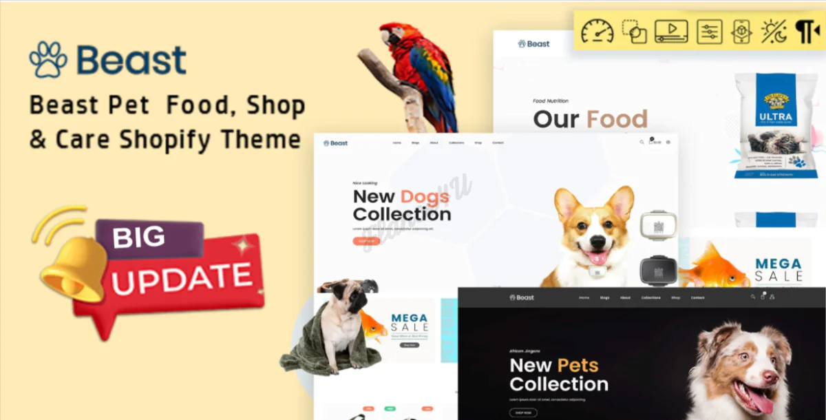 Beast - Pet Store eCommerce Shopify Theme OS 2.0